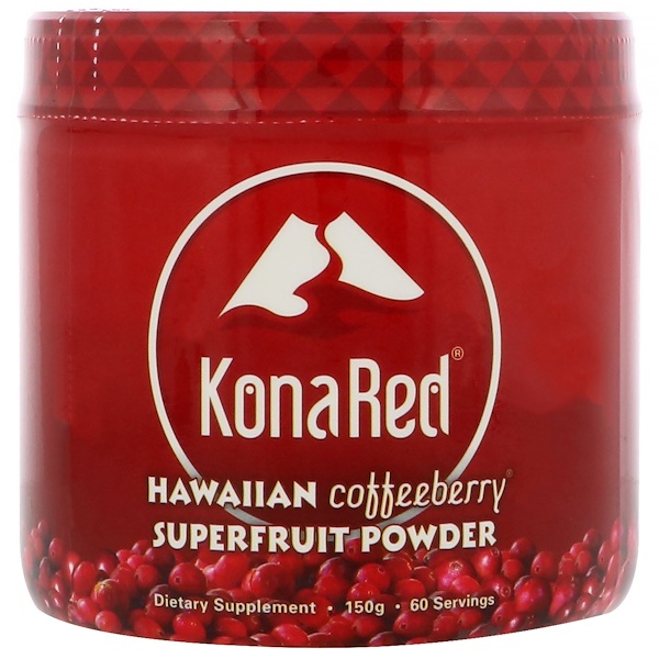 KonaRed, Hawaiian Coffeeberry, Superfruit Powder, 150 g iHerb
