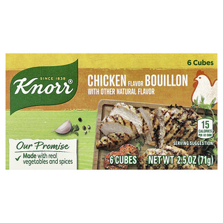 Knorr (크노르), 치킨 부용, 큐브 6개, 71g(2.5oz)