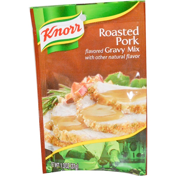 Knorr, Roasted Pork Gravy Mix, 1.3 oz (37 g) (Discontinued Item) 