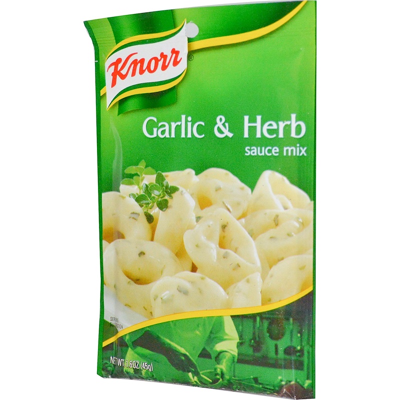 Knorr, Garlic & Herb Sauce Mix, 1.6 oz (45 g) iHerb