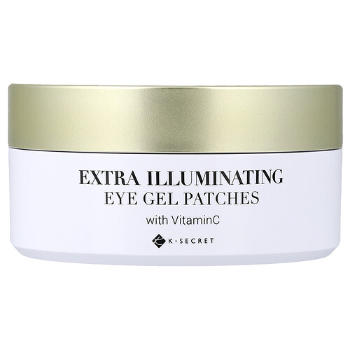 K-Secret, Eye Gel Pads, Augengelpads, extra aufhellend, 60 Pads