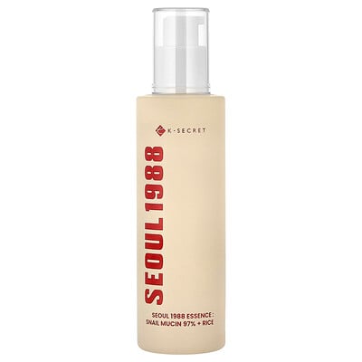 K-Secret, Seoul 1988 Essence, Mucina de caracol 97 % más arroz, 100 ml (3,38 oz. líq.)
