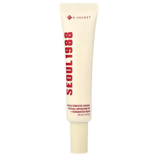 K-Secret, Seoul 1988 Eye Cream, Retinal Liposome 4% + Fermented Bean, 1.01 fl oz (30 ml)