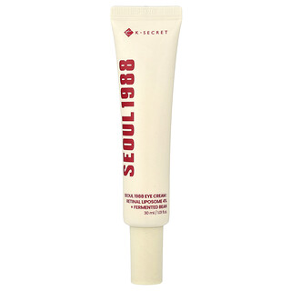 K-Secret, Seoul 1988 Creme para a Área dos Olhos, Lipossomo da Retina 4% + Feijão Fermentado, 30 ml (1,01 fl oz)