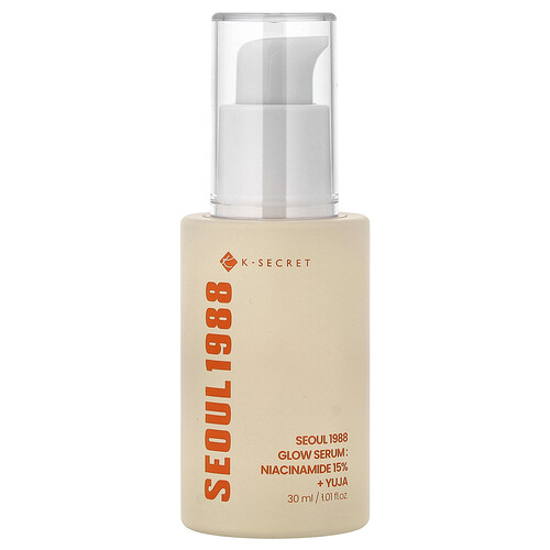 K-Secret, Seoul 1988 Glow Serum, Serum für strahlenden Glanz, Niacinamid 15% + Yuja, 30 ml (1,01 fl. oz.)