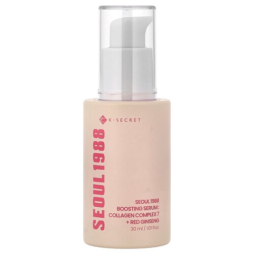 K-Secret, Seoul 1988 Boosting Serum, Kollagenkomplex 7 + Roter Ginseng, 30 ml (1,01 fl. oz.)