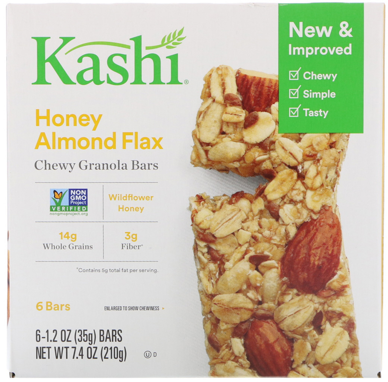 Kashi Chewy Granola Bars Nutrition Facts - NutritionWalls
