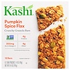 Crunchy Granola Bars, Pumpkin Spice Flax, 6 Bars, 1.4 oz (40 g) Each