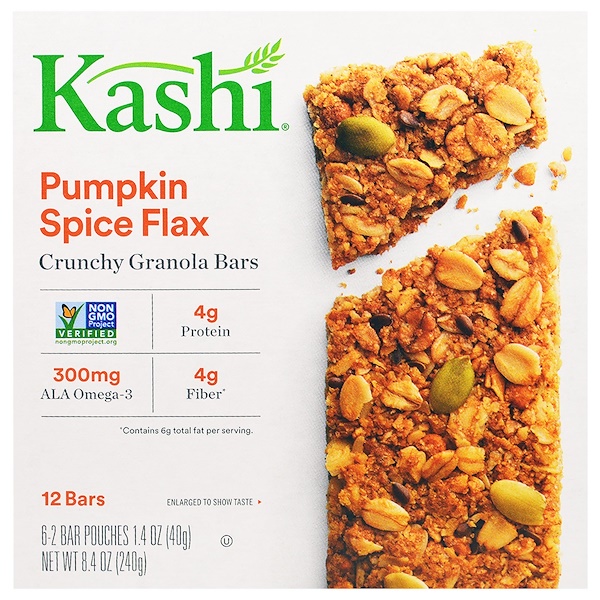 Kashi, ã¯ã©ã³ãã¼ã°ã©ãã¼ã©ãã¼, ãã³ãã­ã³ã·ã¼ãã¹ãã¤ã¹ãã©ãã¯ã¹,  6å x 2 æ¬ 1.4 ãªã³ã¹ (40 g)