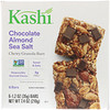 Kashi, Barres de granola à mâcher, chocolat aux amandes et sel marin, 6 barres, 1,2 oz (35 g) chacune.