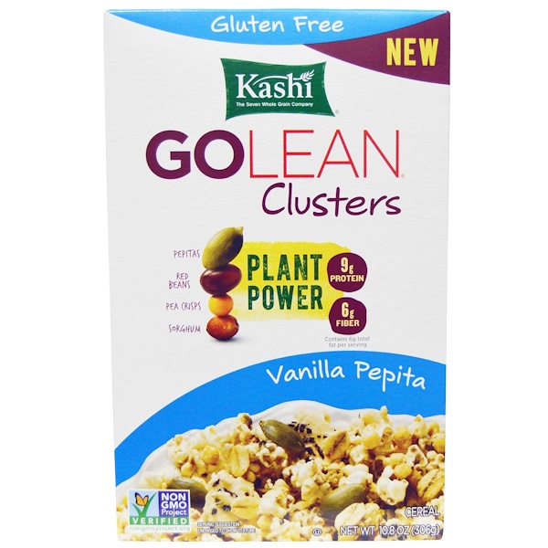Kashi, GoLean Clusters Cereal, Vanilla Pepita, 10.8 oz (306 g) iHerb