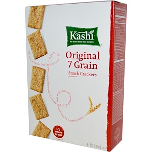 Kashi, Крекеры, оригинальные, 7 видов зерна, 255 г
