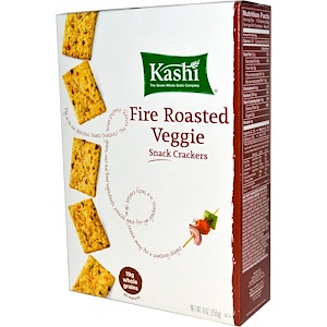 Kashi, Крекеры, жареные на огне овощи, 255 г