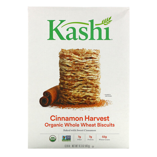 Kashi‏, Cinnamon Harvest Cereal, 16.3 oz (462 g)