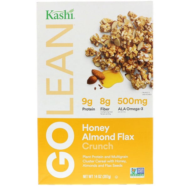 Kashi, GoLean Crunch! Honey Almond Flax Cereal, 14 oz (397 g)