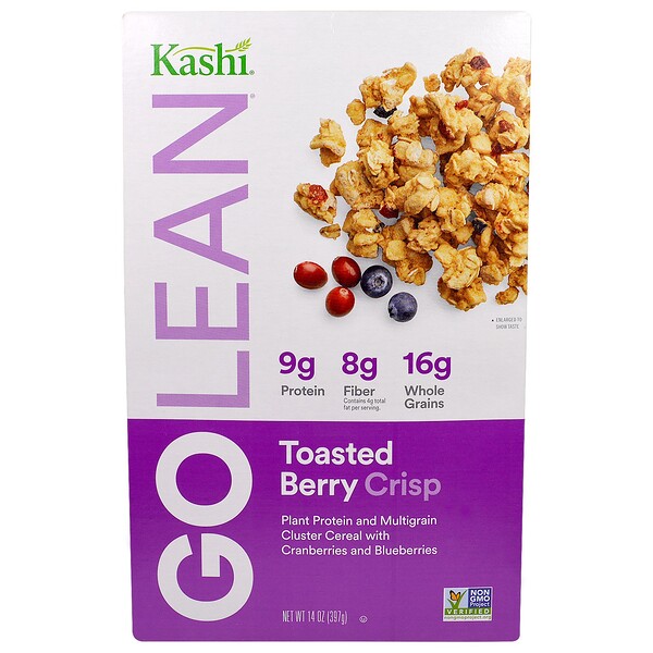 Kashi‏, GoLean, Toasted Berry Crisp Cereal, 14 oz (397 g)
