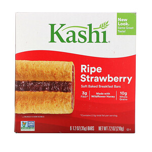 Отзывы о Каши, Soft-Baked Cereal Bars, Ripe Strawberry, 6 Bars, 1.2 oz (35 g) Each
