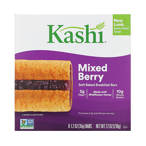 Отзывы о Каши, Soft Baked Breakfast Bars, Mixed Berry, 6 Bars, 1.2 oz (35 g) Each