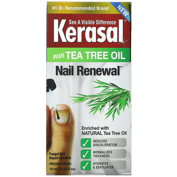 Nail Renewal Plus Tea Tree Oil, 0.33 fl oz (10 ml)
