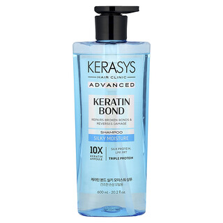 Kerasys, Lanjutan, Syampu Keratin Bond, Lembapan Sutera, 20.2 fl oz (600 ml)