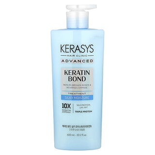 Kerasys, Advanced, Keratin Bond Treatment, копринено овлажняване, 600 ml (20,2 fl oz)