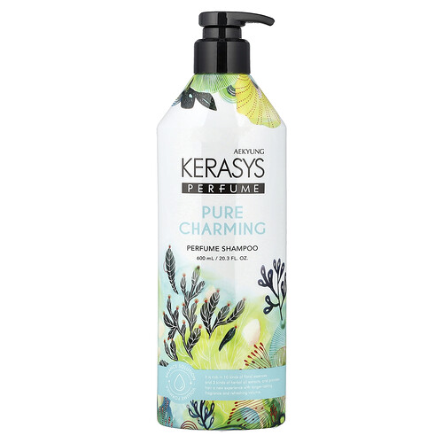 Kerasys, Champú con aroma puro y encantador`` 600 ml (20,3 oz. Líq.)