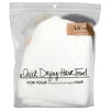 Kitsch‏, Quick Drying Hair Towel, White, 1 Count