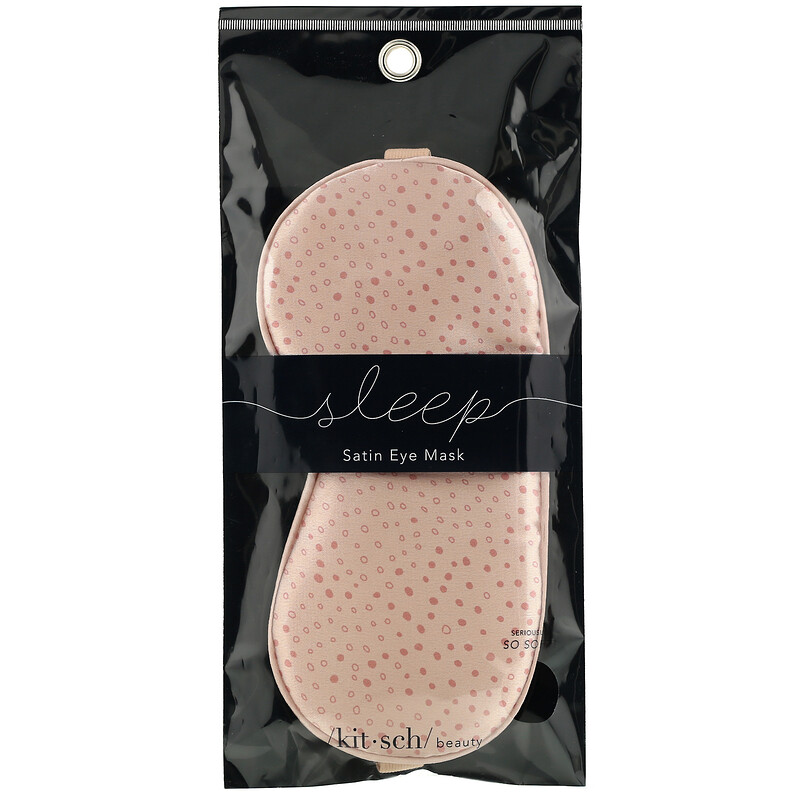 Kitsch, Sleep, Satin Eye Mask, Micro Dot, 1 Eye Mask iHerb