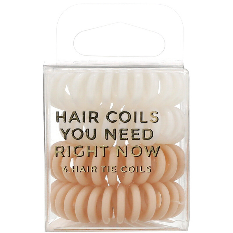 Kitsch, Hair Coils, Nude, 4 Pieces iHerb