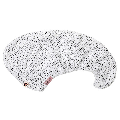Kitsch Быстросохнущее полотенце для волос из микрофибры, с принтом «мелкий горошек», 1 шт.