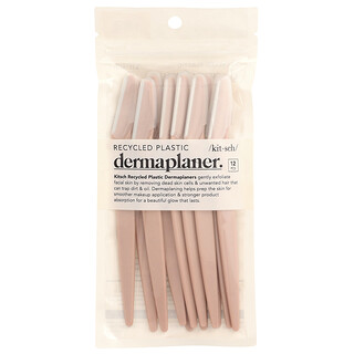 Kitsch, Recycled Plastic Dermaplaner, Terracotta, 12 Count