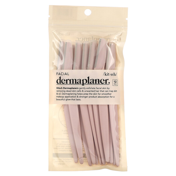 Kitsch, Facial Dermaplaner, 12 pcs