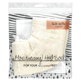 Kitsch, Feuchtigkeitsspendende Fersensocken, Rainbow Speckle, 1 Paar