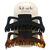 Jumbo Classic Claw Clips, Schwarz und Tort, 2er-Set
