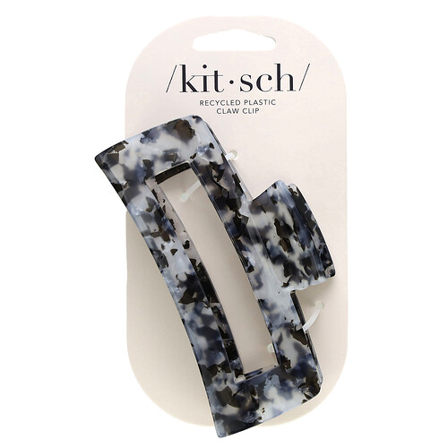 Photos - Hair Pin / Headband / Elastic Hair Tie Kitsch Kitsch, Recycled Plastic Claw Clip, Black, 1 Clip KTC-02819