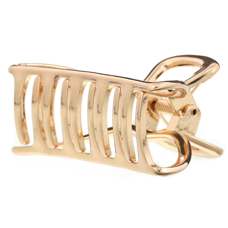 Kitsch, Open Shape Claw Clip, Gold, 1 Piece - iHerb