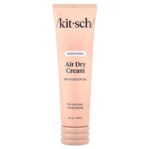 Kitsch Smoothing Air Dry Cream with Castor Oil, 5 fl oz (148 ml)