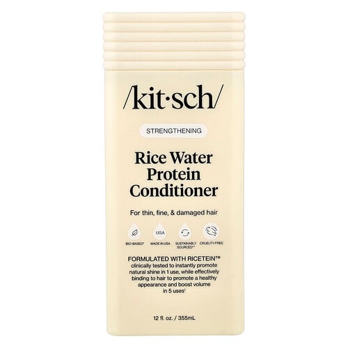 Kitsch, Strengthening Rice Water Conditioner, stärkender Reiswasser-Conditioner, 355 ml (12 fl. oz.)