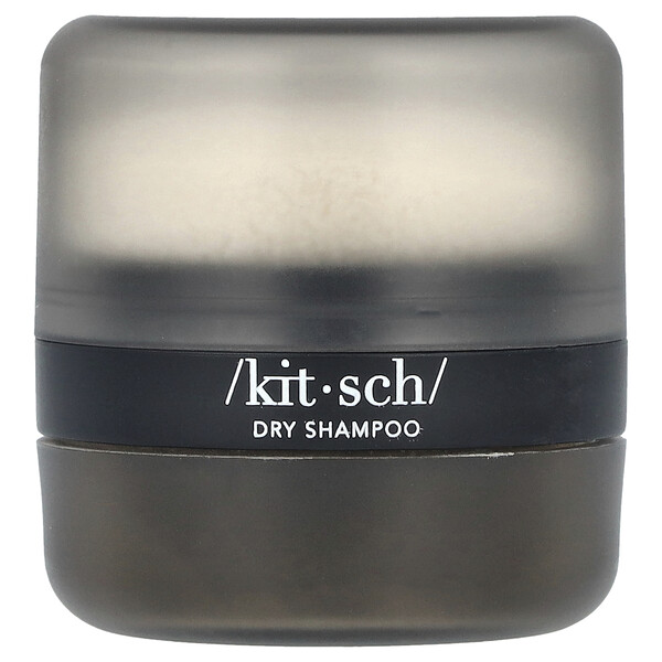 Kitsch Volumizing Rice Protein Dry Shampoo, Dark Tinted Powder, 0.28 oz (8 g)