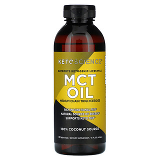 Keto Science, MCT olej, 15 fl oz (443 ml)