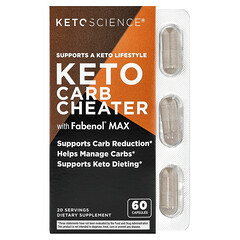 Keto Carb Cheater із Fabenol® Max, 60 капсул