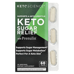 Keto Sugar Relief with Prenulin™, 60 капсул