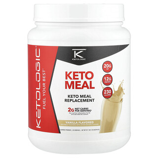 KetoLogic, KetoMeal, Meal Replacement, Vanilla, 1.8 lb (816 g)