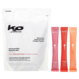 k2o by Sprinter, Advanced Skin Hydration Mix, blandade smaker, 20 portioner, 159,7 g
