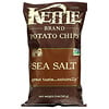 Kettle Foods, Chips de pomme de terre, sel de mer, 142 g.