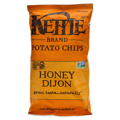 Купить Kettle Foods картофельные чипсы, мед и дижонская горчица, 141 г (5 унций)