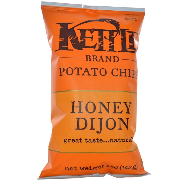Kettle Foods, Картофельные чипсы, Honey Dijon, 142 г