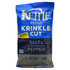 Kettle Foods, картопляні чіпси, сіль і свіжий мелений перець, 141 г (5 унцій)