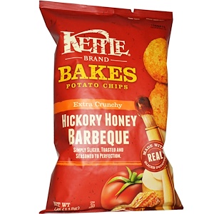 Отзывы о Кэттл фудс, Baked Potato Chips, Hickory Honey Barbeque, 4 oz (113 g)