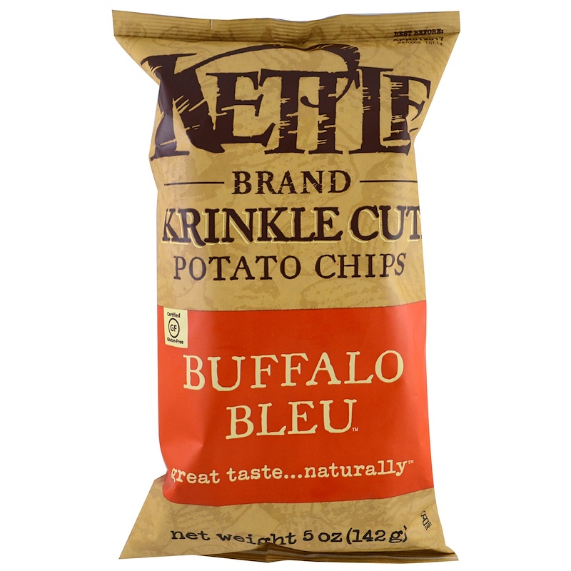 Kettle Foods, Potato Chips, Buffalo Bleu, 5 oz (142 g) iHerb